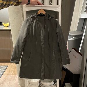 Eddie Bauer Charcoal Quilted Jacket Waterproof!